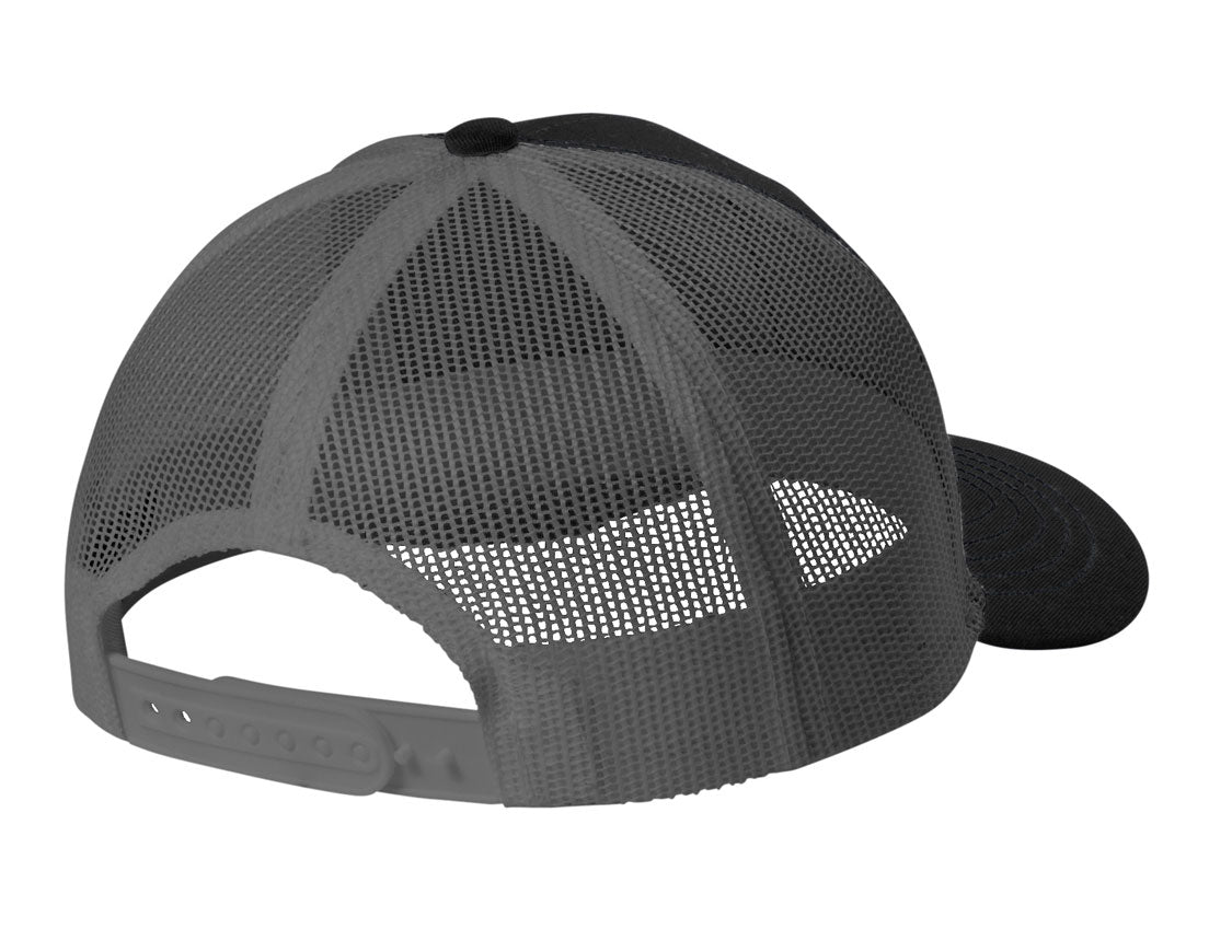The Dancing Umpire Youth Snapback Trucker Hat - Black/Grey