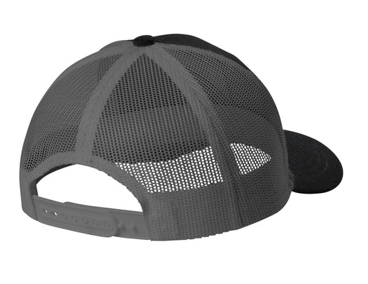 The Dancing Umpire Adult Snapback Trucker Hat - Black/Grey