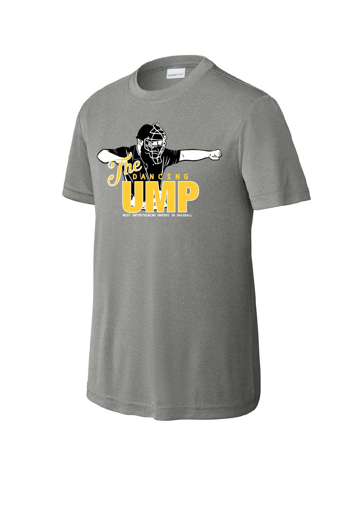 The Dancing Umpire Adult Dri-Fit T-Shirt - Grey