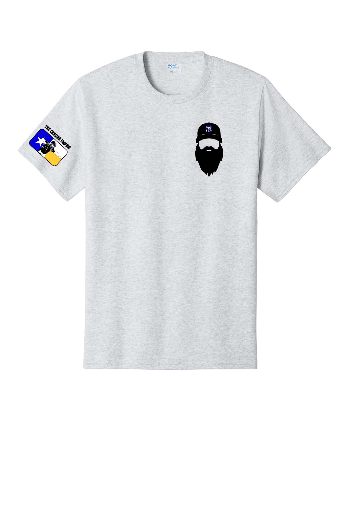 *NEW* EXCLUSIVE NEW YORK The Dancing Umpire Adult Cotton T-Shirt - Ash Grey