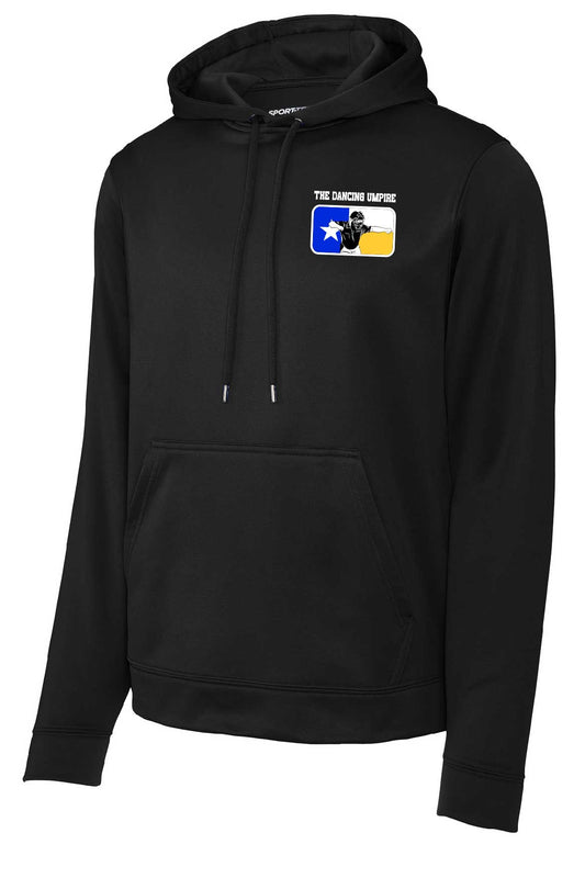 The Dancing Umpire Adult (Unisex) Performance Hoodie - Black