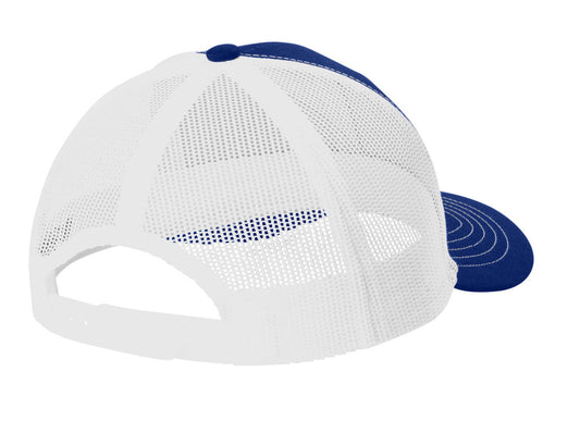 The Dancing Umpire Adult Snapback Trucker Hat - Royal/White