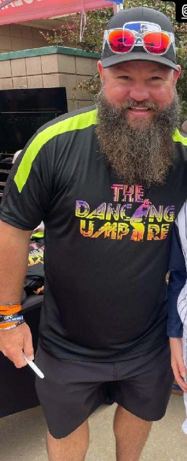 DISCONTINUED - SALE The Dancing Umpire Adult Dri Fit T-Shirt